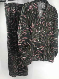 Костюм женский, рубашка и брюки Мелкие цветы / Silk Made in Germany