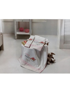 Набор детских полотенец Love Baby махровые в подарочной упаковке (30*50, 50*70, 70*130) / Maison dor